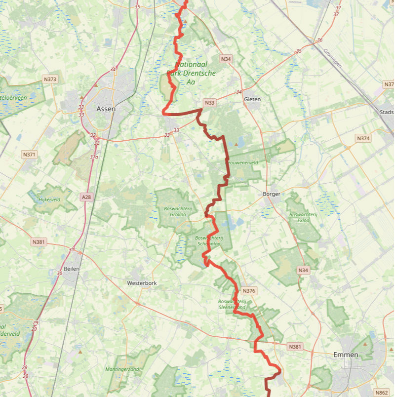 Pieterpad etappe 5 en 6 Schoonloo Drenthe